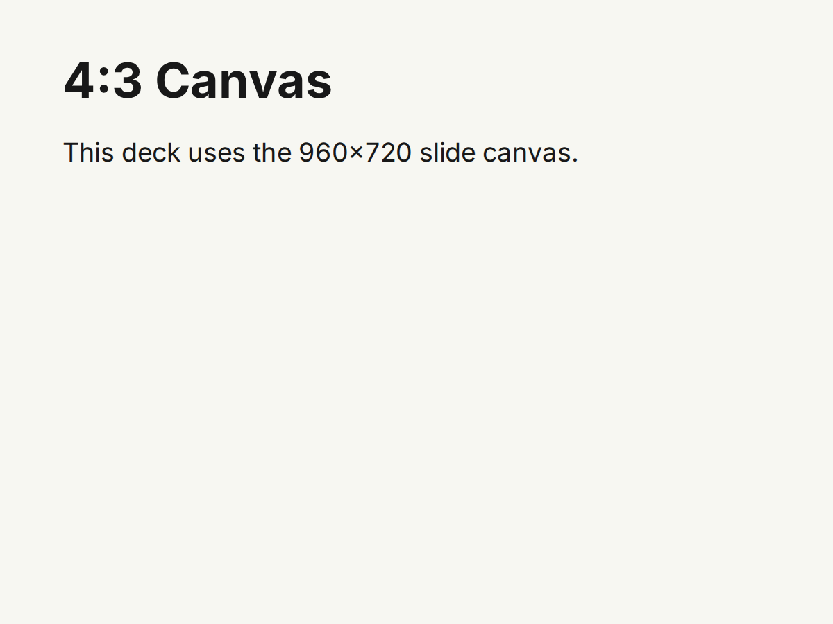 Aspect Ratio 4:3 deck screenshot