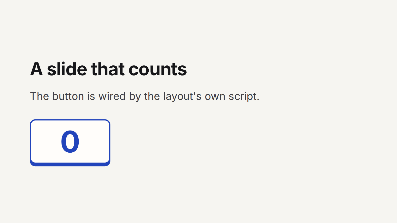 Layout Scripts deck screenshot